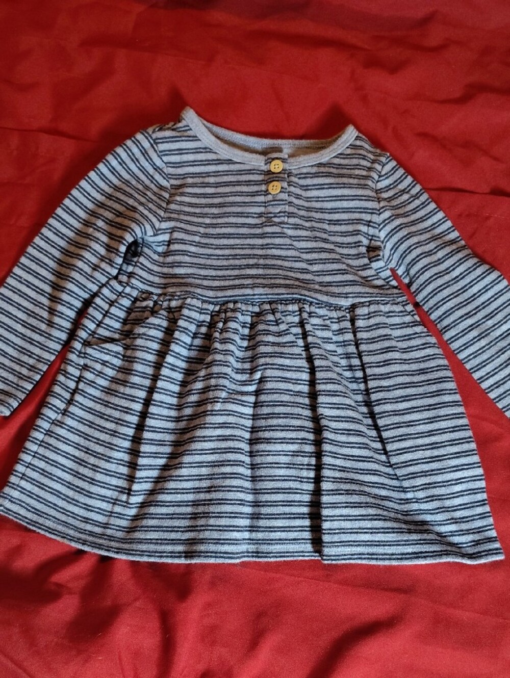 Lot of 10 Baby Girl Clothes Size 18 Months – Tops, Dresses, Denim & Sleepwear - Picture 8 of 13